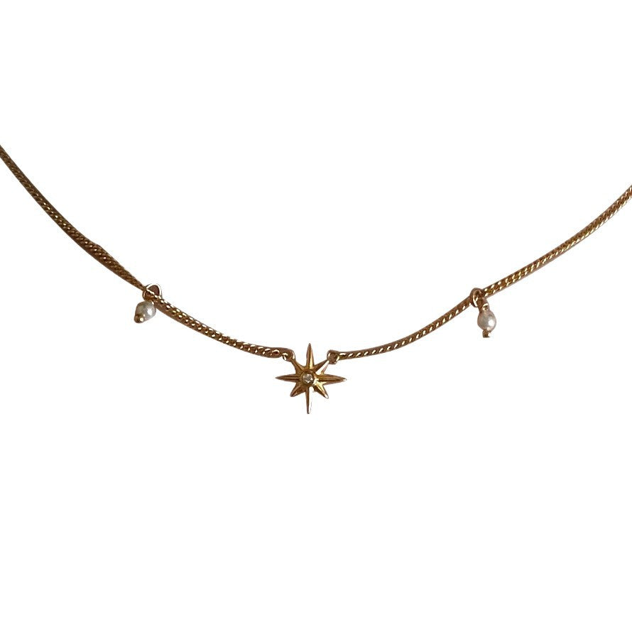 Elegant Gold Plated Eight-Pointed Star Bracelets 6W6JBR483