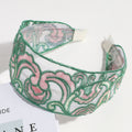 Sweet Floral Embroidery Non Slip Headband MK2PIM6W6HBD79