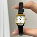 Vintage Square Dial Quartz Leather Strap Watch MK2SSAS6W6JWA03