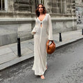 Sexy V-Neck Knit Cover Up - DippedShop Wholesale - #1379