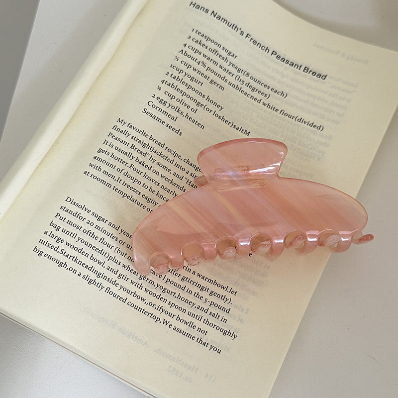 Elegant Polka Dots Rhinestone Acetate Hair Claw 6W6HCP1300