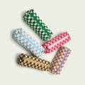 Simple Plaid Color Block Portable Pencil Pouch 6S10BOB1044