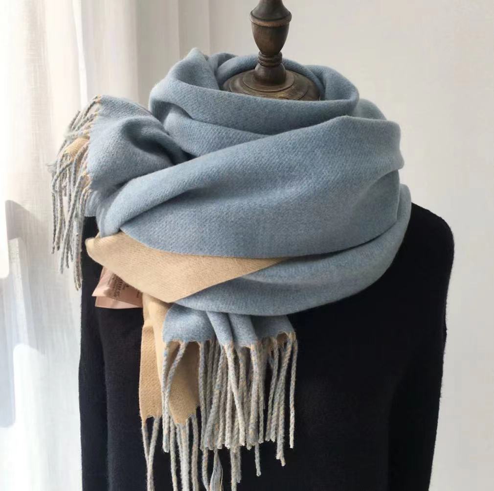 Reversible Fringe Scarf - DippedShop Wholesale - #1715