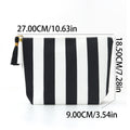 Chic Corduroy Striped Large Capacity Cosmetic Bag MK2BLW6C5CO22