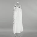 V-Neck String Shoulder Dress - DippedShop Wholesale - #0227