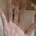 Trendy Electroplated Sparking Cubic Zirconia Ring 8ZA6JRG129L