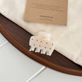 Cute Polka Dot Mini Square Hair Claw 6W6HCP1627
