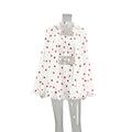 Love Print Flounce Sleepwear Set - DippedShop Wholesale - #0211