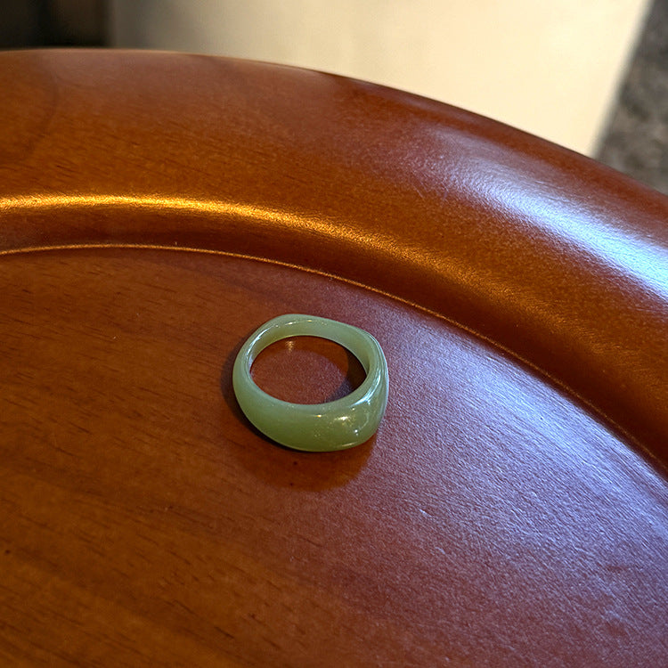 Unique Irregular Resin Chunky Ring DP25F763