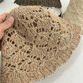 Crochet Foldable Bucket Hat - DippedShop Wholesale - #3475