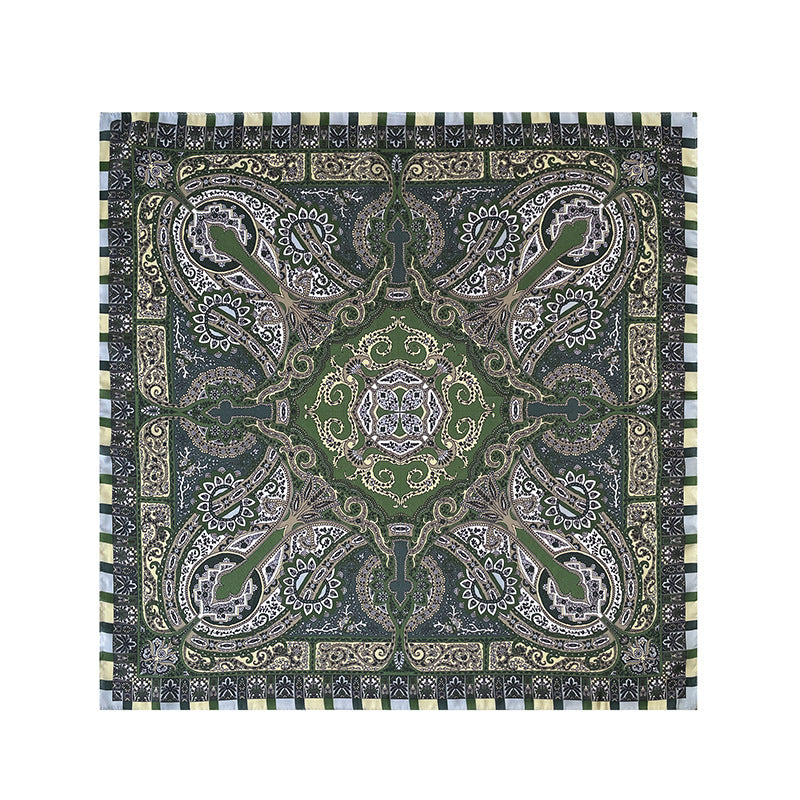 Boho Paisley Print Handbag Accessory Head Scarf MK2BW6W6NSI29