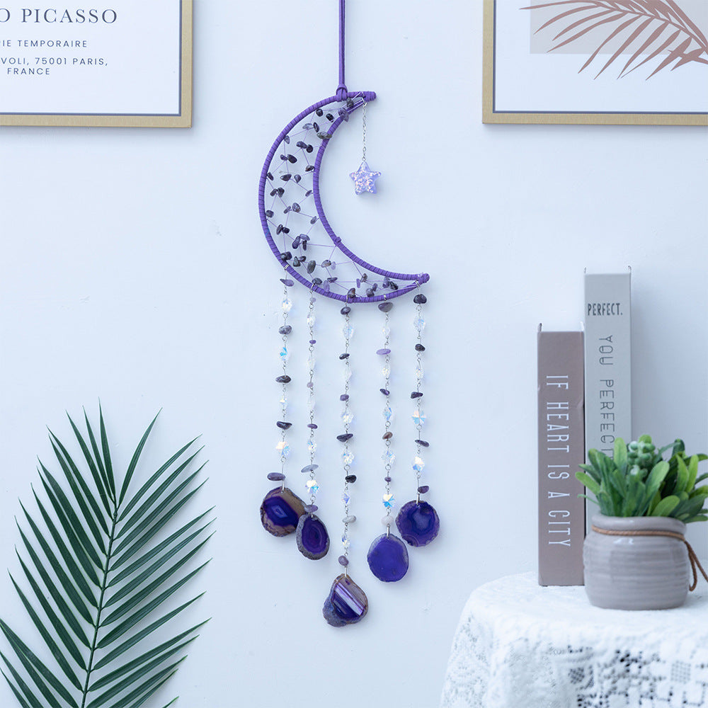 Natural Stone Crystal Tassel Dream Suncatcher MK2ZCAS6H7HLS139