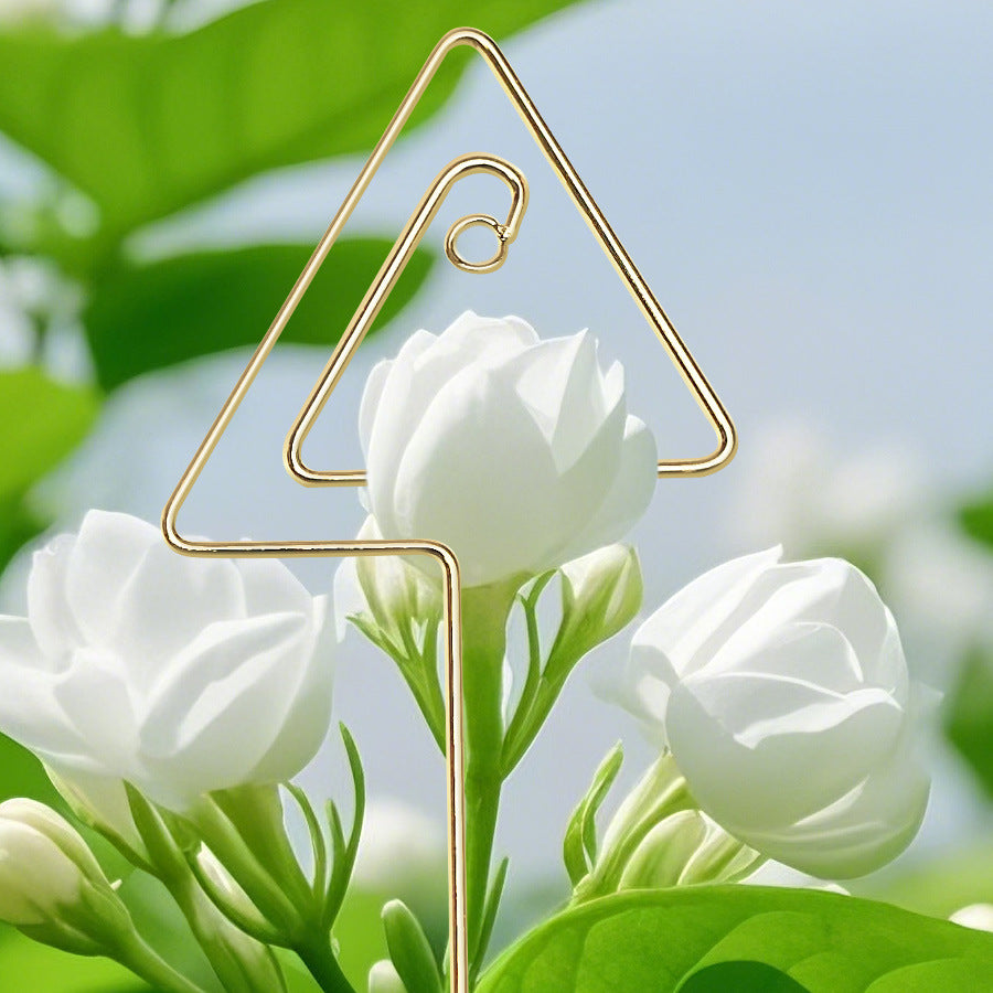 Minimalist Gold Metal Plant Trellis 6H7HLS226