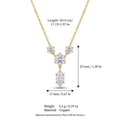 Elegant Gold Plated Heart Rhinestones Pendant Necklace 6W6JNC643
