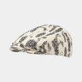 Retro Leopard Print Breathable Street Gatsby Cap 8BK6HAT196L