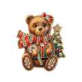Christmas Series Enamel Rhinestone Brooch 6W6JPB63