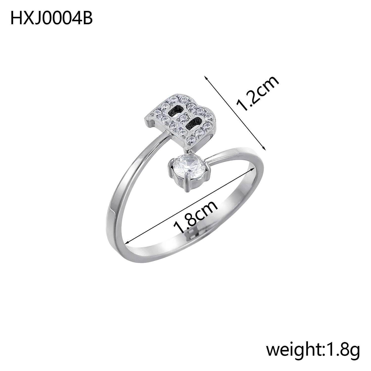 Simple Gold Plated Rhinestone - DippedShop Wholesale - #7427