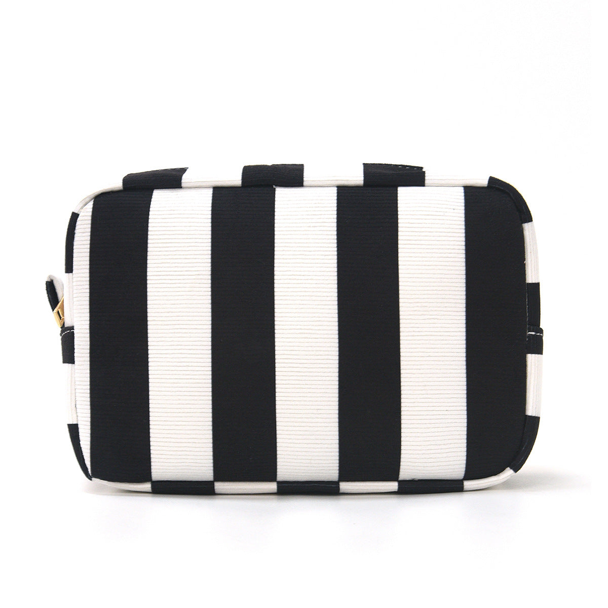 Simple Color Block Striped Portable Cosmetic Bag MK2BLW6C5CO24