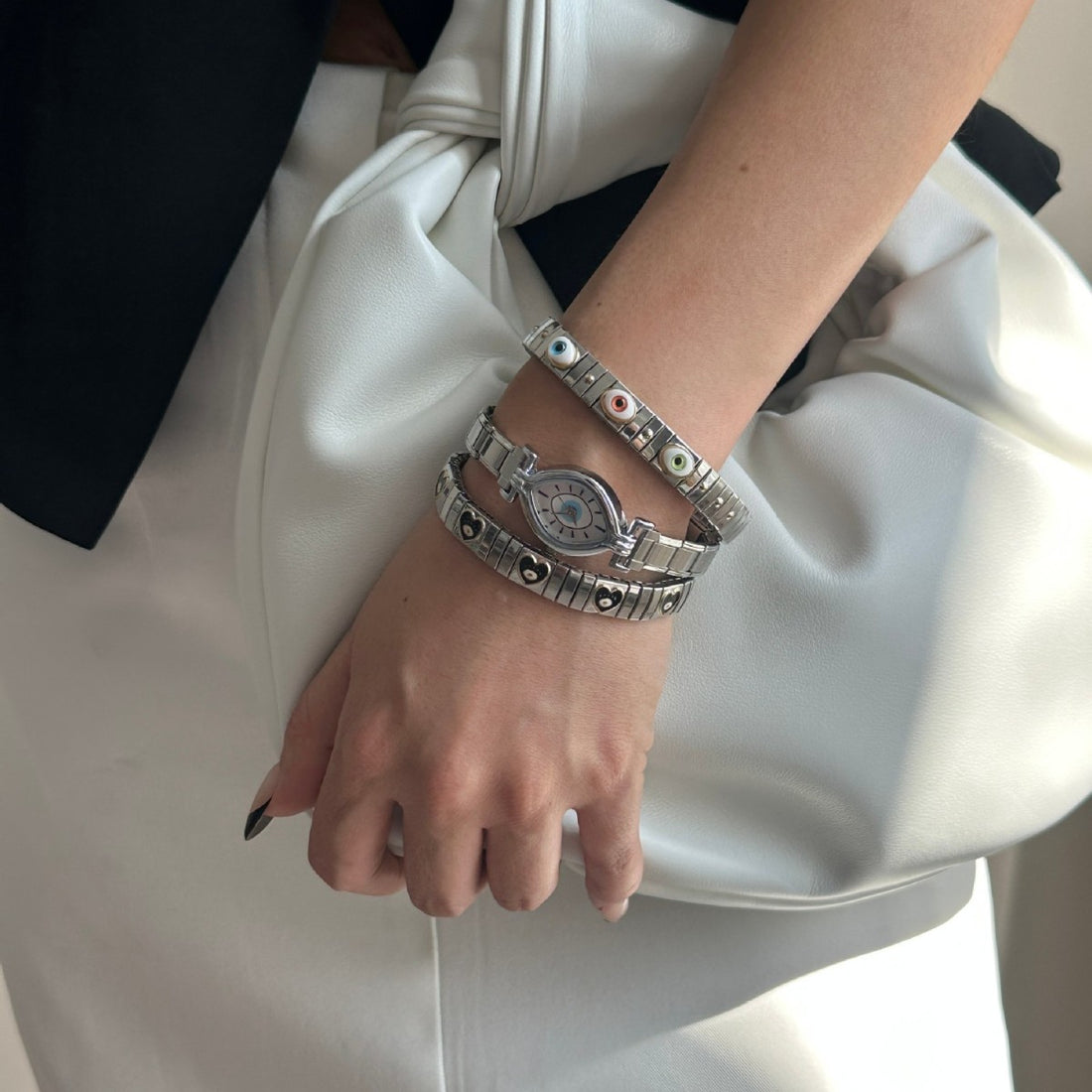 Evil-Eye Analog Bracelet Watch - DippedShop Wholesale - #1459