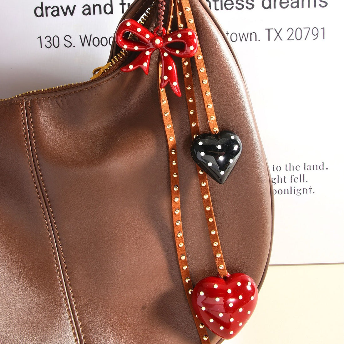 Love Bow Cute Keychain Bag CHarms DP25B528