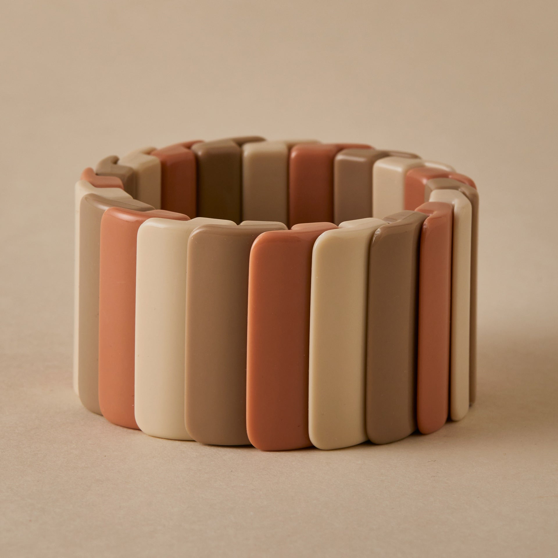 Gold Geometric Stretch Bracelet - DippedShop Wholesale - #1763