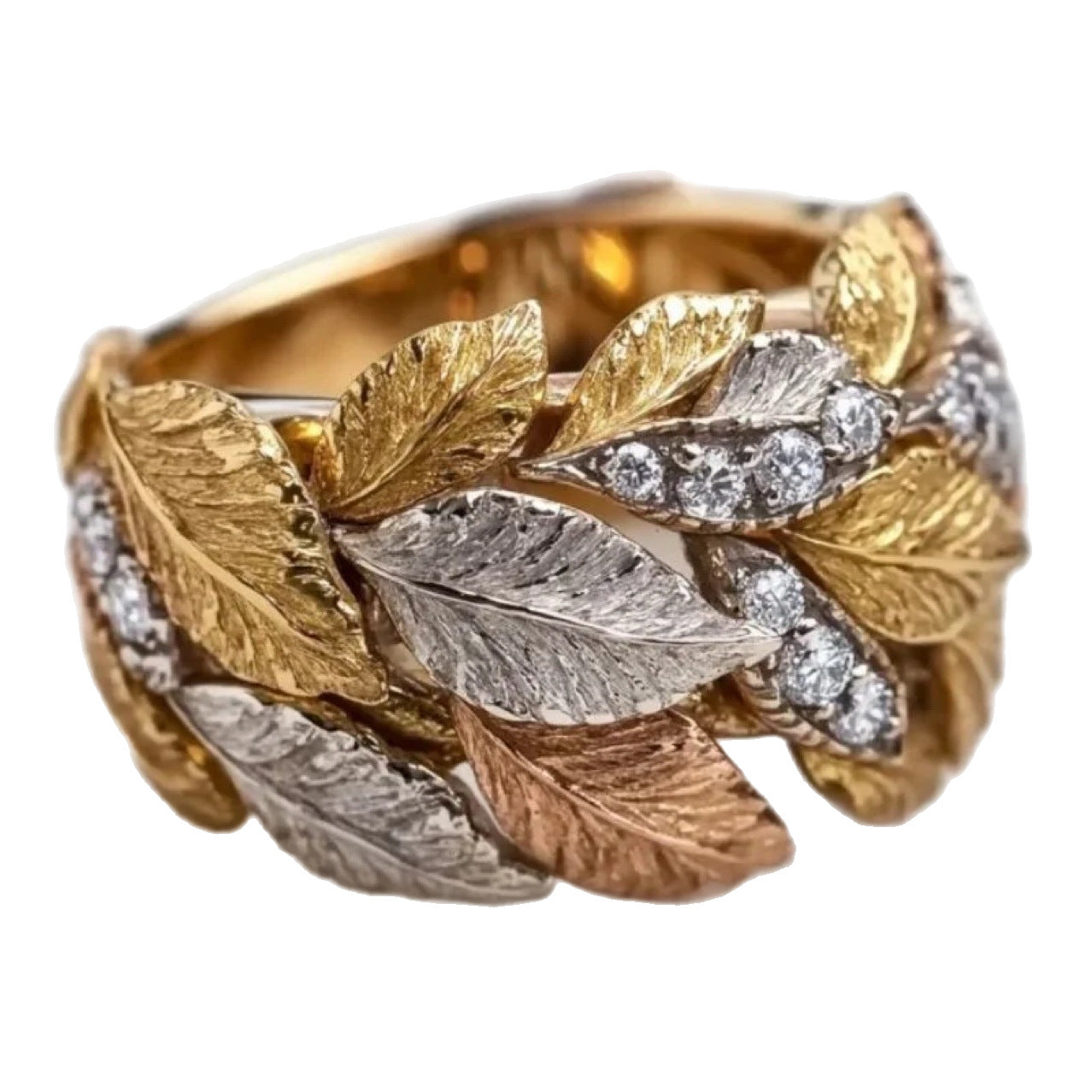 Maple Leaf Statement Ring - DippedShop Wholesale - #4739