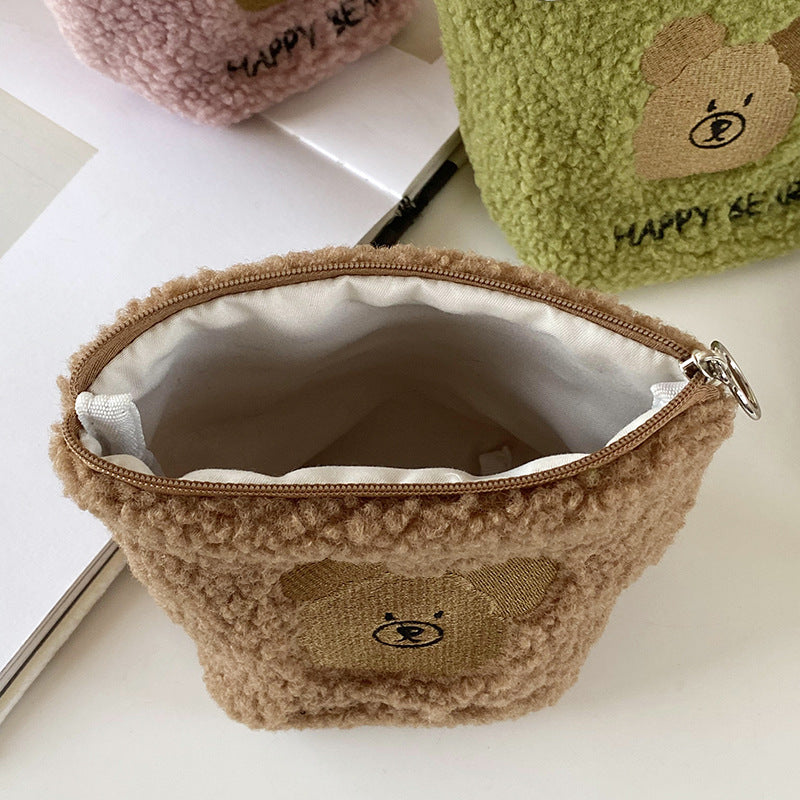 Plush Bear Cosmetic Bag - DippedShop Wholesale - #0291
