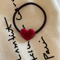 Vintage Heart Acrylic High Elastic Scrunchies 6W6HSR485