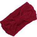 Bowknot Cable Knit Turban Headband - DippedShop Wholesale - #8019