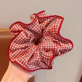 Checkered Polka Dot Hair Ties - DippedShop Wholesale - #3795