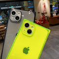 Soild Color Square Transparent Phone Case for iPhone 6Z13HPC196