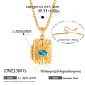 Trendy Oval Pendant Photo Locket Necklace 6W6JNC405L