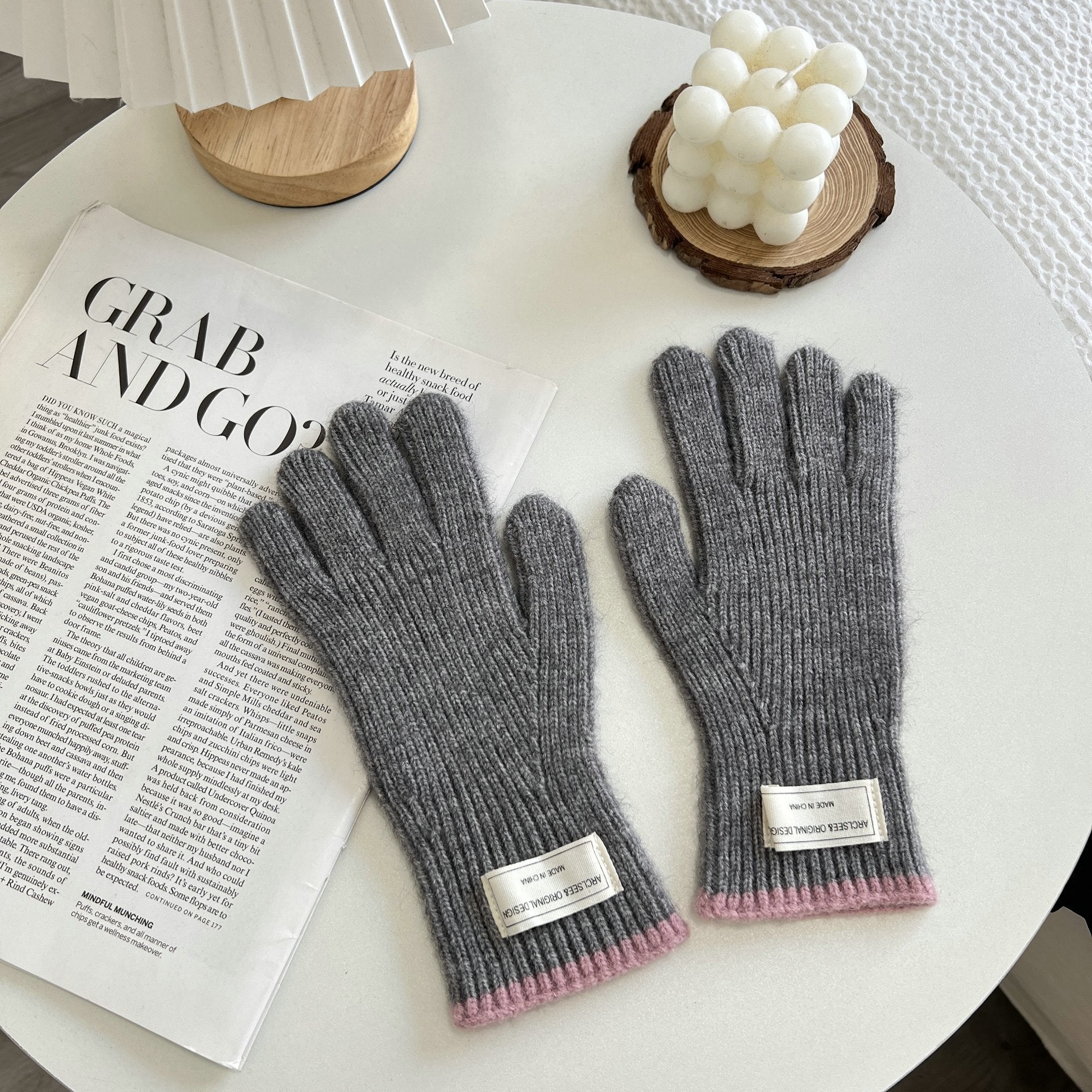 Touch Screen Knit Gloves - DippedShop Wholesale - #1075
