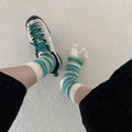 Striped Split-Toe Socks - DippedShop Wholesale - #1251