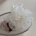 Sheer Fluffy Rhinestone Starry Mesh Hair Scrunchie MK2BLW6W6HSR22