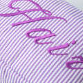 Stylish Striped Print Letter Embroidery - DippedShop Wholesale - #6899