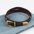 Casual Braid Woven Leather Ski - DippedShop Wholesale - #7299