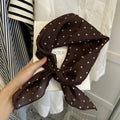Retro Cashew Print Lightweight Silk Scarf 6W6NSI265