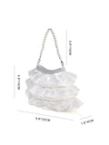 Elegant Layered Solid Color Floral Petal Evening Purse 6W10BBG1402