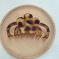Stylish Leopard Print Flower Large Hair Claw 6W6HCP1651