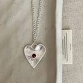 Red Zirconia Heart Choker - DippedShop Wholesale - #1907