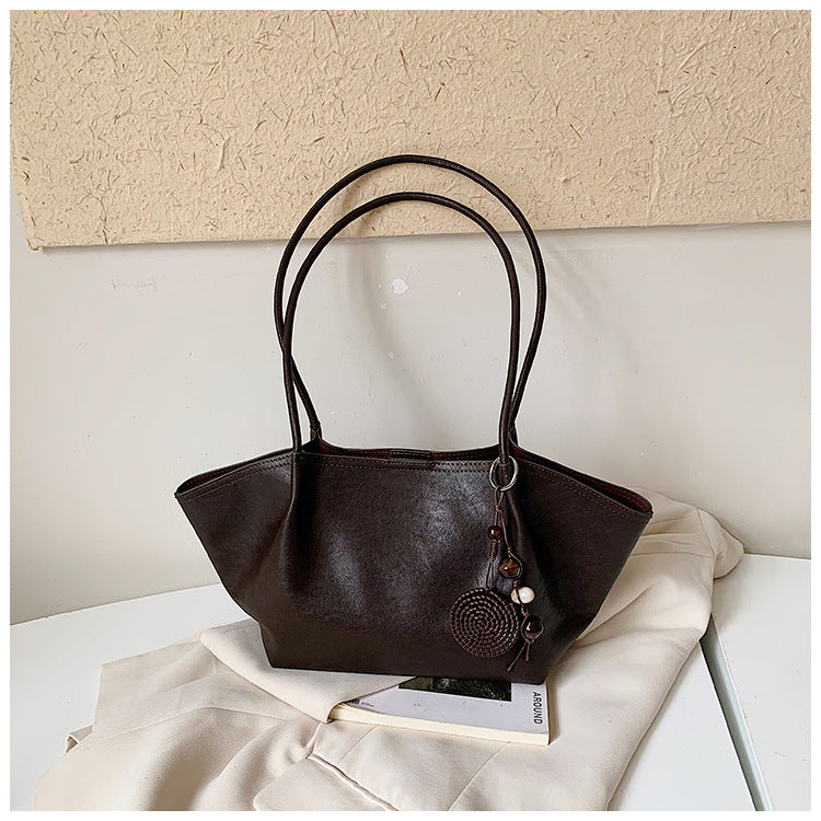 Vintage Soft PU Leather Slouchy - DippedShop Wholesale - #0723
