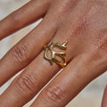 Ocean Style Geometric Gold Pla - DippedShop Wholesale - #7923