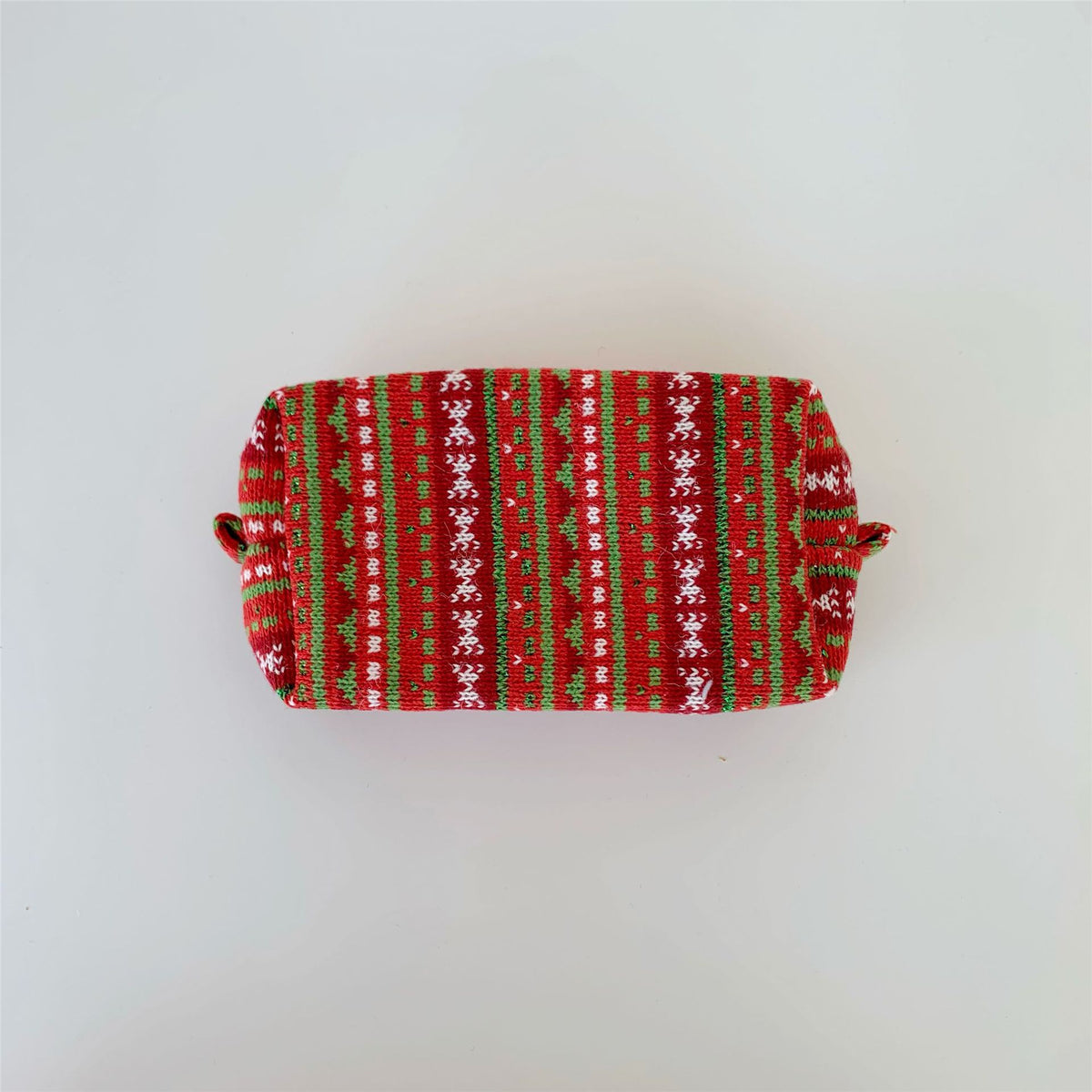 Trendy Christmas Snowflake Knitted Cosmetic Bag 6W10BOB1344