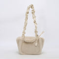 Simple Solid Color Imitation Rabbit Fur Shoulder Bag 6W10BBG1928