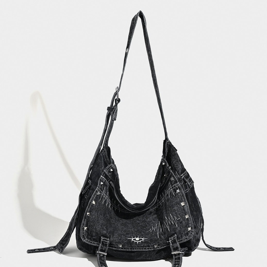 Denim Crossbody Bag - DippedShop Wholesale - #0435