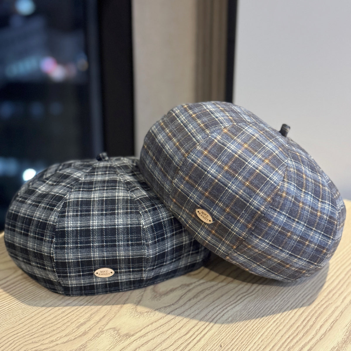 Plaid Beret Hat - DippedShop Wholesale - #4051
