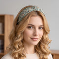 Boho Knotted Floral Headband - DippedShop Wholesale - #9363