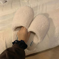 Casual Fuzzy Plush Warm Non-Slip Indoor Slippers 6W8FSP233