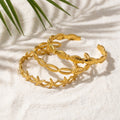 Vintage Gold Plated Starfish O - DippedShop Wholesale - #6291